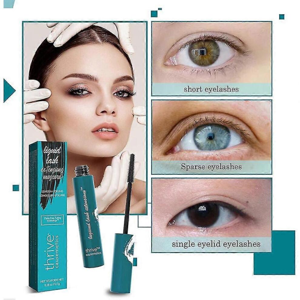 Thrive Causemetics Liquid Lash Extensions Mascara - dichte, gelockte Wimpern, wasserdicht & langanhaltend
