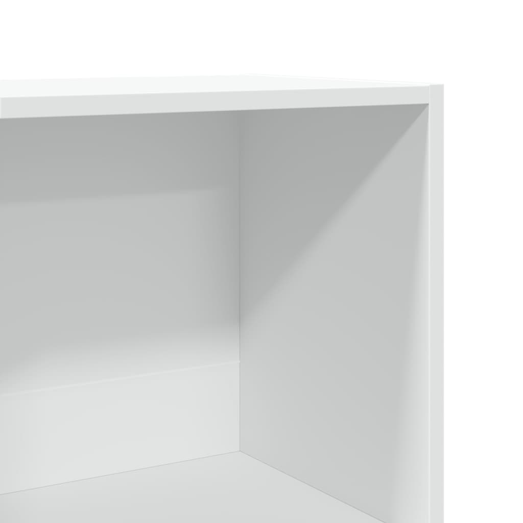 Vidaxl Книжная полка, Белый, 40x30x189 см, Материал: Древесно-стружечная плита
