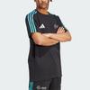 adidas Мужская черная базовая футболка с круглым вырезом JV5425
