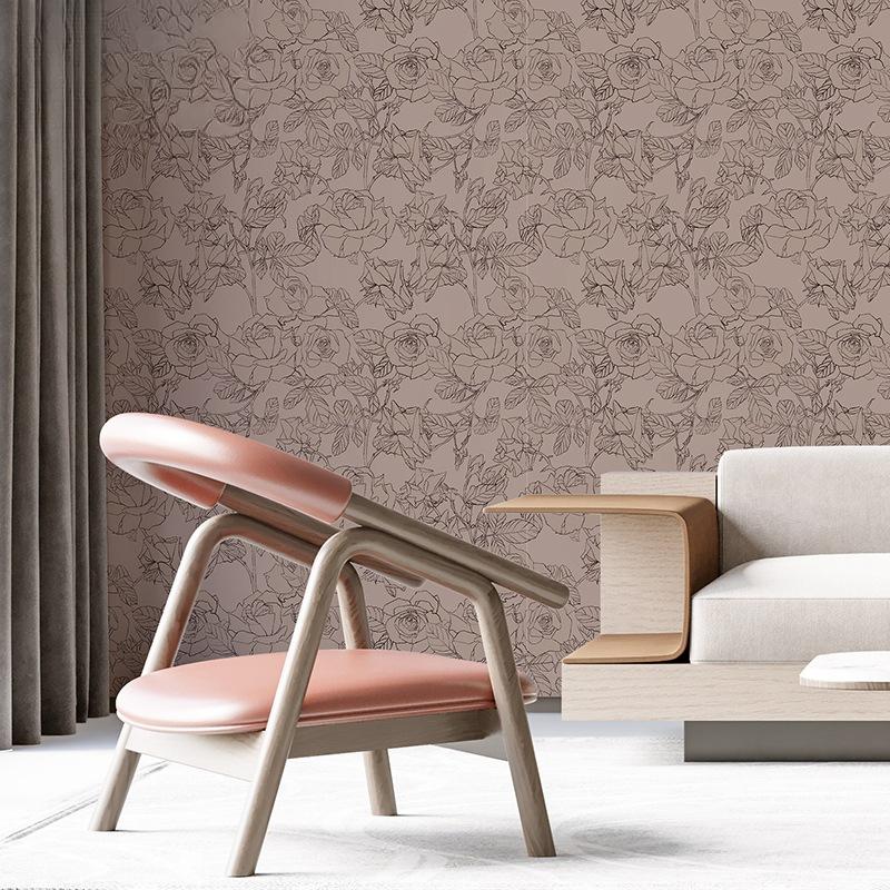 Waterproof PVC Self-adhesive Wallpaper Bedroom Background Wall Furniture Renovation Sticke