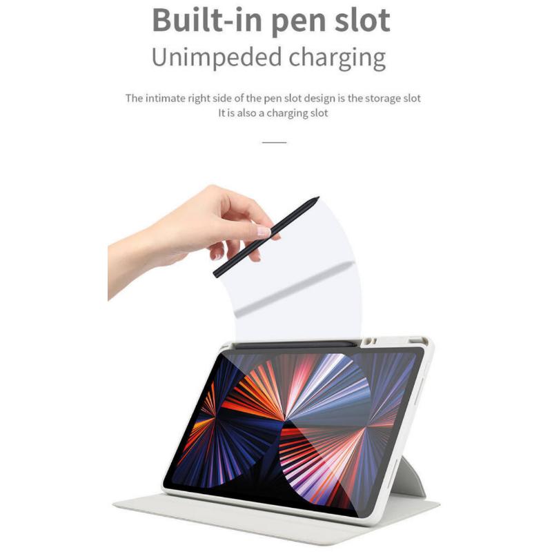 Вращение на 360 градусов для Oppo Pad Air 10,36, 11,0 дюймов, противоударный чехол-подставка с подставкой для карандашей, прозрачная задняя крышка, чехол для планшета Oppo Pad 11,0 дюймов, 2022 г.