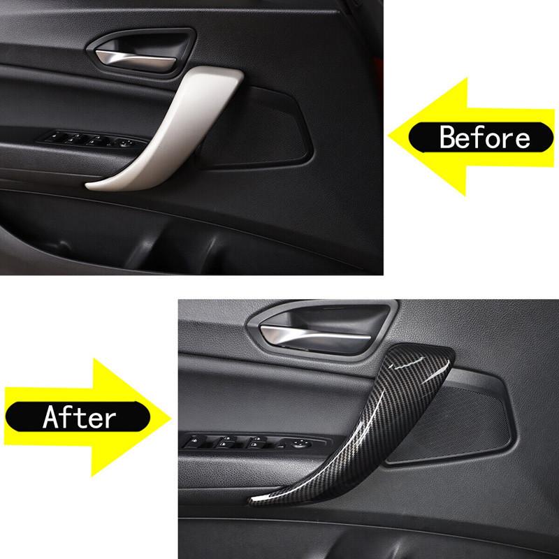 2/4 Pcs Car Inner Door Handle Cover for BMW 1 2 Series F20 F21 F22 F22 F23