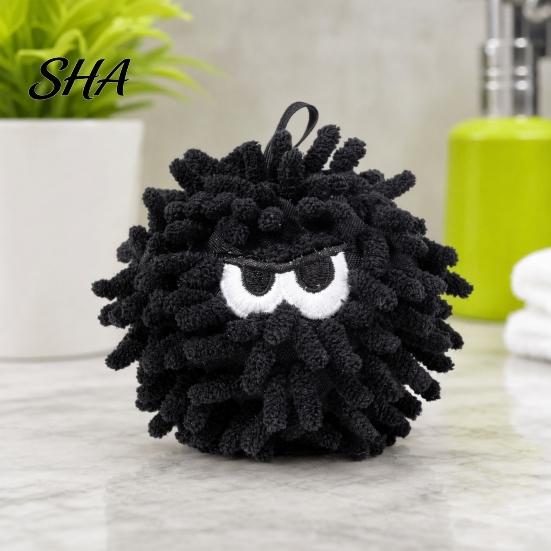 Dog Chew Toy Squeaky Mop Ball Toy, Plush for Teeth Cleaning, Pet Dental Self-Play Boredom Relief Interactive Small Medium Dogs Durable