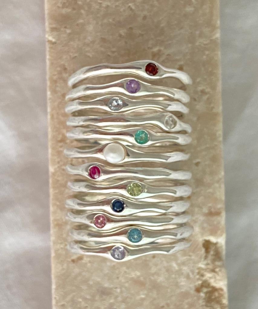 Alouette Zeta Natural Birthstone Ring