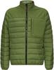 Зимняя куртка s.Oliver Легкая стеганая куртка из смеси материалов с контрастными деталями (2150262) зеленый