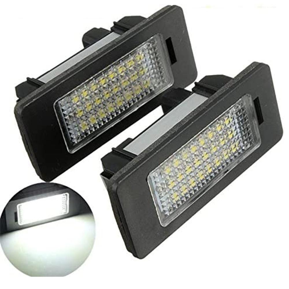 2Pcs LED License Plate White CREE Xenon Light Lamp Bulb Car For BMW E90 E91 E92 E39 E60 E61 X1 E84 X5 E70 X6 E71 Car