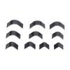 10 PCS Carbon Steel Leather Corner Punch Set Triangular Cutting Dies Kit  DIY Leathercrafts