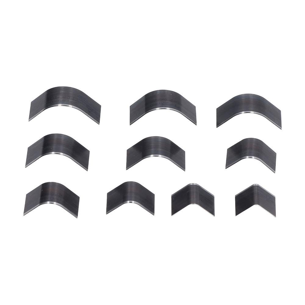 10 PCS Carbon Steel Leather Corner Punch Set Triangular Cutting Dies Kit DIY Leathercrafts
