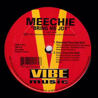 12-дюймовая пластинка MEECHIE - Bring Me Joy VIB016 Vibe Music 1994 США Танцевальная и электронная музыка Б/у