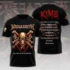 Тяжелый Металл Рок-группа Megadeth 3D Печать Футболка Топы Женские Спортивные Большого Размера Топы Футболки Летняя Футболка Детская Одежда Футболка с Логотипом Группы