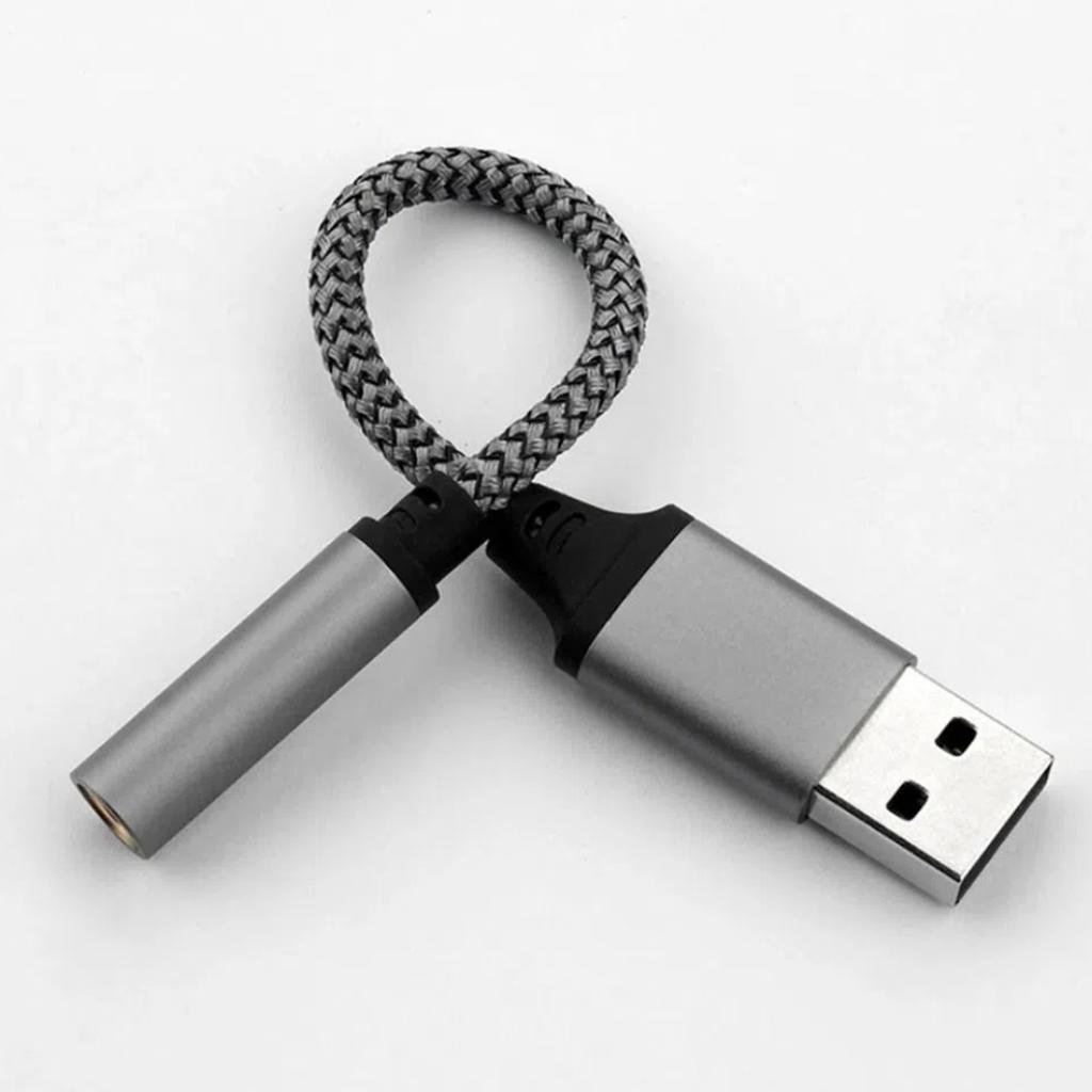 Адаптер для наушников высокой точности USB на 3,5 мм Конвертер для проводной гарнитуры Для наушников/телефона