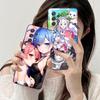 Чехол ReZero Rem Ram Матовый ТПУ для мобильного телефона Samsung Galaxy M55 54 42 35 34 33 32 23 22 15 14 13 12 F55 5G Цветная обложка