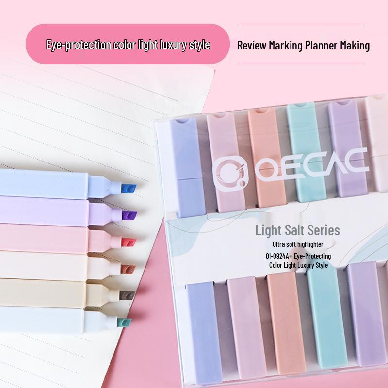 Morandi Retro Highlighter & Macaron Color Marker Set
