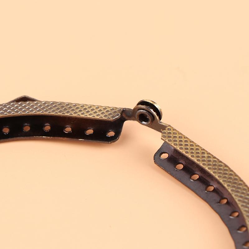 1 шт., 12,5 см, с тиснением в виде головы птицы, античная бронза, металлический кошелек, рамка, сумка с застежкой-поцелуем, ручка, аксессуары для сумки с дуговым замком «сделай сам»