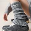 Solid Color Mid-Calf Sock Thickened Middle Tube Socks New Leg Warmers Autumn and Winter
