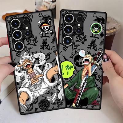 Чехол для телефона Samsung Galaxy с персонажами Аниме One Piece S25 Ultra S22 S24 Plus S21 S20 FE S23 FE S26 Note 20 Ultra 10+ Funda Задняя крышка