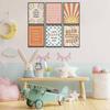 6Pcs Boho pirational Posters Wall Art Positive Affirmations Growth Mindset Canvas Wall Decor Pictures Modern Classroom School Posters Wall Prints for