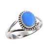 Natural Australian Opal Gemstone 925 Solid Sterling Silver Ring Size 8.5 T9g86
