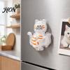 Cat Whisker Holder Whiskers Refrigerator Magnet, Transparent Furs Keepsake Vase Hairs Souvenir Fridge Pet Memorial Decoration for Home, Kitchen Shape