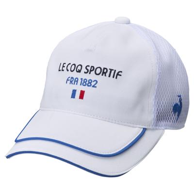 Coq Sportif Кепка Сетчатая Вентиляция Охлаждение Предотвращение Теплового Удара Один Размер Подходит Большинству Гольф QGCXJC09 WH00 [Le Golf] Женская (белый)