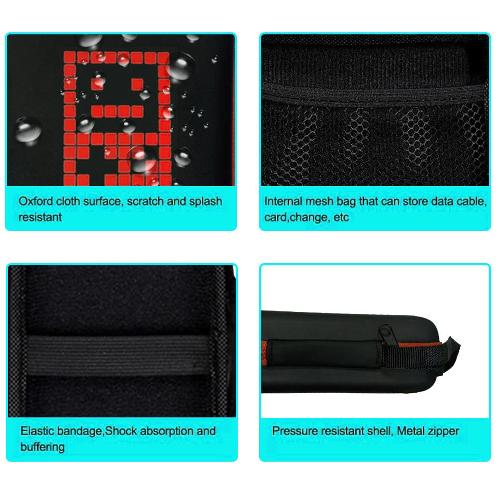 Handheld Game Console Case Bag,Carrying Case Cover for Miyoo Mini Plus/ANBERNIC RG35XX Portable Hard Travel Bag Game Accessories