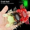 10 см/16,5 г медленно тонущий мягкий крабовый приманка для дальнего заброса бионическая крабовая приманка цветная искусственная приманка из ПВХ аксессуары для соленой и пресноводной рыбалки