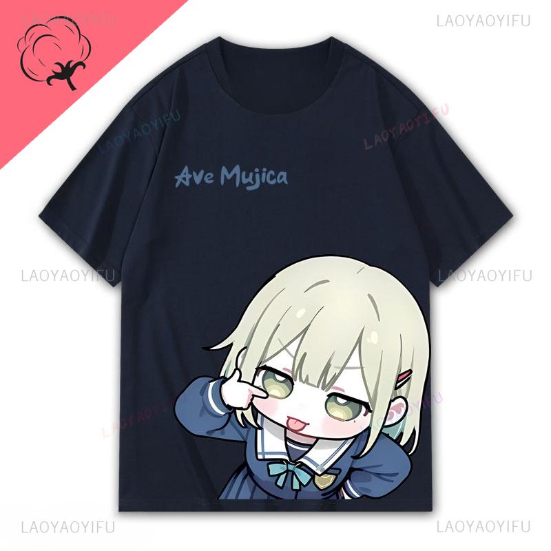 Bangdream Ave Mujica Y2k Футболки Oblivionis Doloris Mortis Timoris Amoris Oblivionis Мультфильм Фильм Аниме Графические Футболки
