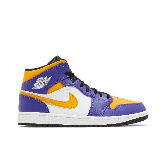 Air Jordan 1 Mid Lakers DQ8426-517 Мужские размеры
