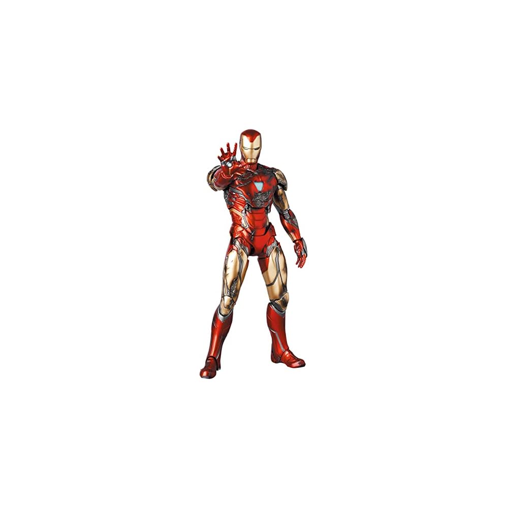 MAFEX Железный Человек Марк 85 Фигурка Действия с Повреждениями в Бою 160мм Без Масштаба Раскрашенная Коллекционная