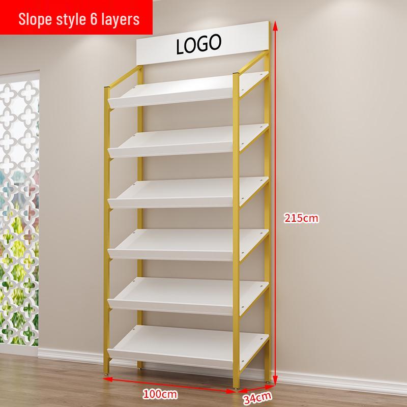 Shoe Rack & Display Stand for Shopping Mall: Versatile Showcase for Shoes, Bags, Cosmetics, Wine, and Apparel