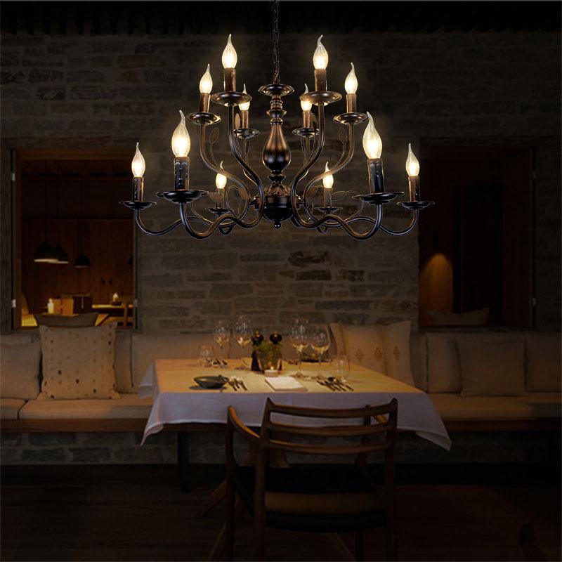 Double Layer Industrial Style Pendant Light for Coffee Shops & Restaurants