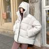 Корейская версия повседневной короткой пуховой хлопковой одежды женская маленькая зимняя хлопковая одежда утолщенная хлебная одежда куртка