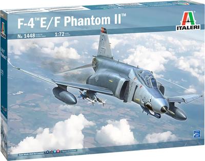 Место Italeri Масштаб 1/72 Американский F-4E/F Phantom II Пластиковая модель-конструктор IT1448 (Самолет)