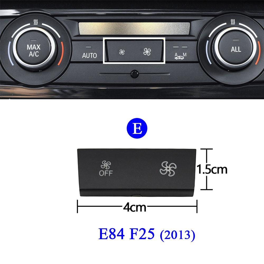 Автомобильный обогреватель переменного тока, климатический вентилятор, кнопка громкости ветра, крышки для BMW 1 2 3 4 X1 X3 X5 X6 серии F20 F30 F35 F80 F25 F26 E70 E84 E90