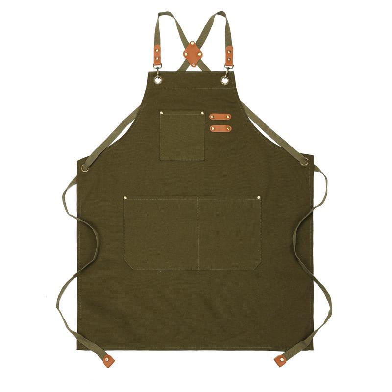 Водонепроницаемый холщовый фартук для кухни, флористов и бариста