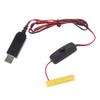 Универсальные USB-преобразователи питания 4,5 В LR03, заменители батарей, заменяют 3 шт. батарей LR03 для светодиодных фонарей, радио, игрушек, с переключателями