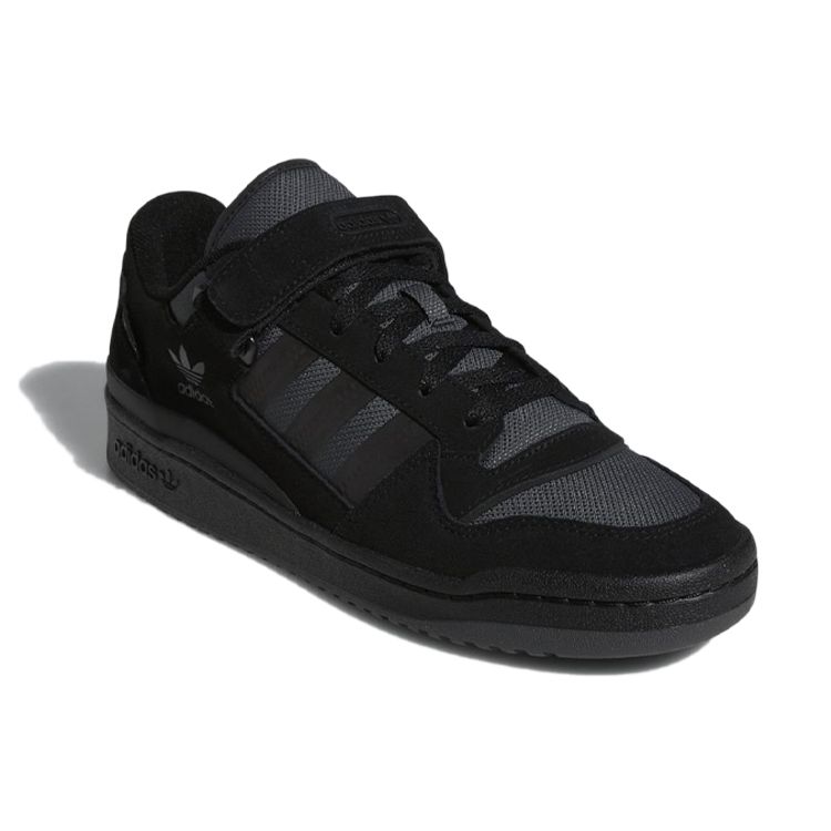 adidas Forum Low Black Grey Кроссовки унисекс Core-Black Grey-Six Silver-Metallic GY5720