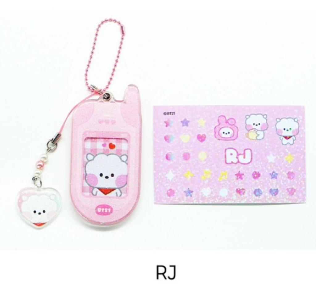 Брелок для телефона в стиле ретро BT21 Minini