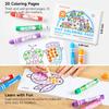Shuttle Art Dot Marker Color for Includes 1 Coloring Easy to Great for and Gifts Pens, 30-Color Set, 12ml, Kids, Water-Based, Washable, Book, Grip,