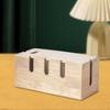 Cable Management Box Cord Holder Conceal and Cover Wires Station Desk Organizer for Home Office