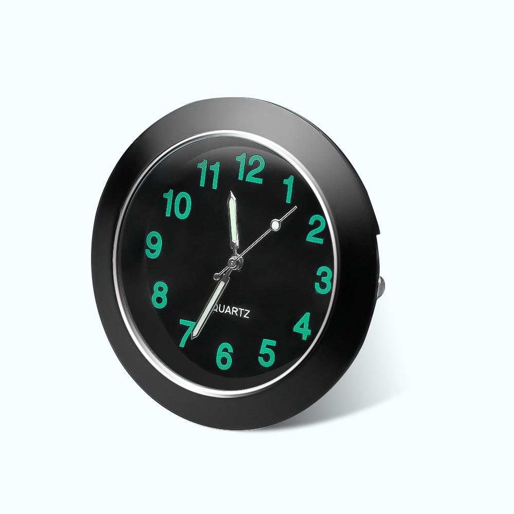 Car Clock Stick-On Internal Luminous Digital Watch Mechanics Quartz Clocks Auto Ornament Car Accessories Gifts