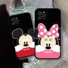 Чехол для телефона M-Minnie M-Mickey для iPhone 16 17 Air 15 14 13 12 11 Pro Max 16E Plus Fundas