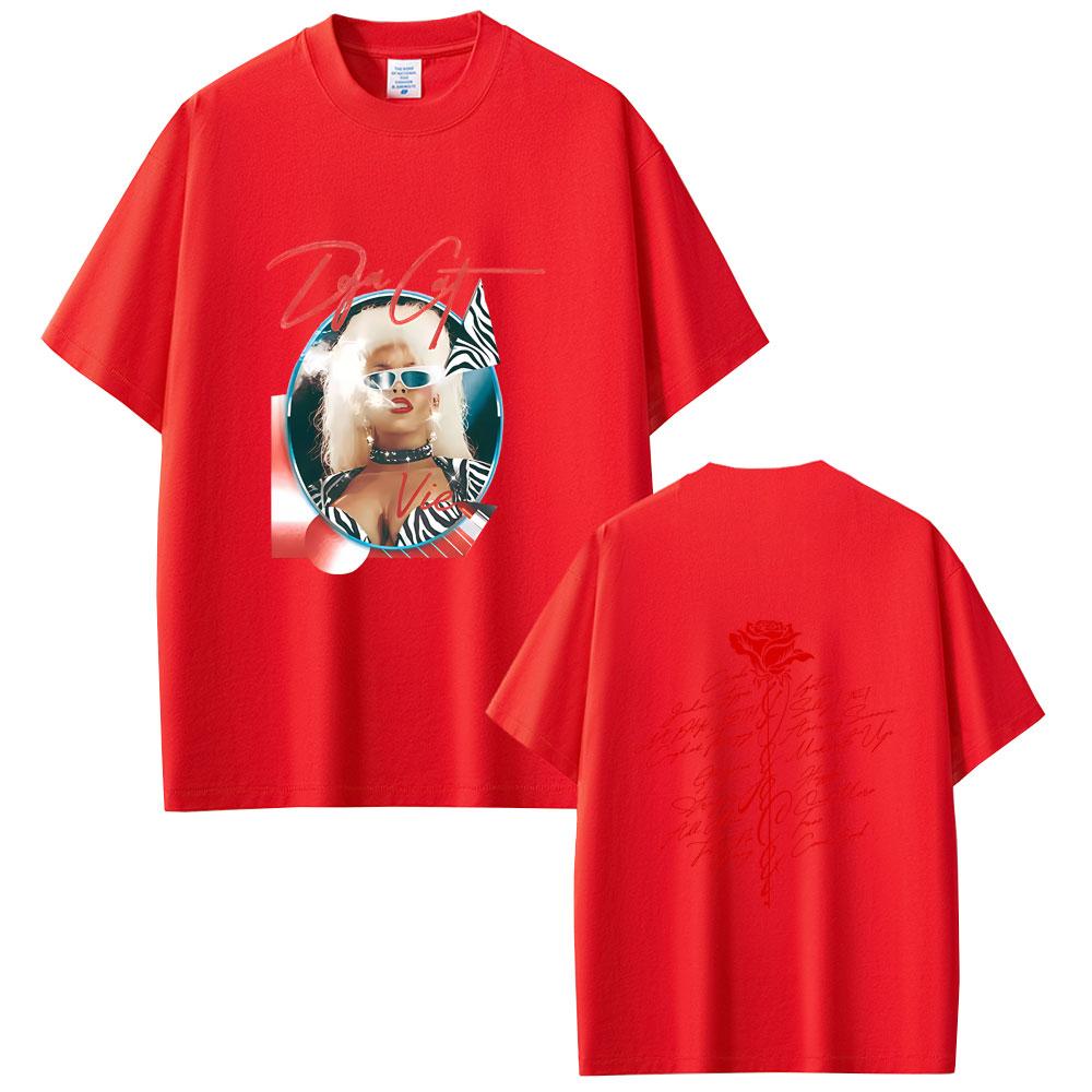 Rapper Doja Cat Pop Music Album Merch T-shirt Unisex Women Hip Hop Oversized Streetwear Unisex Fashion Casual Soft Cotton T Shirts