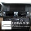 Для BMW X3 F25 2011-2017 X4 F26 2014-2017 Авто Углеродное волокно Внутренний центральный прибор Кондиционер Выходная панель Крышка Накладка