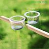 Feeder Cup With Clip Pet Bird Feeder Water Bowl 1/2/4Pcs Parrot Food Bowl Bird Cage Feeder Pet Feeding Basin Bracket Accessories