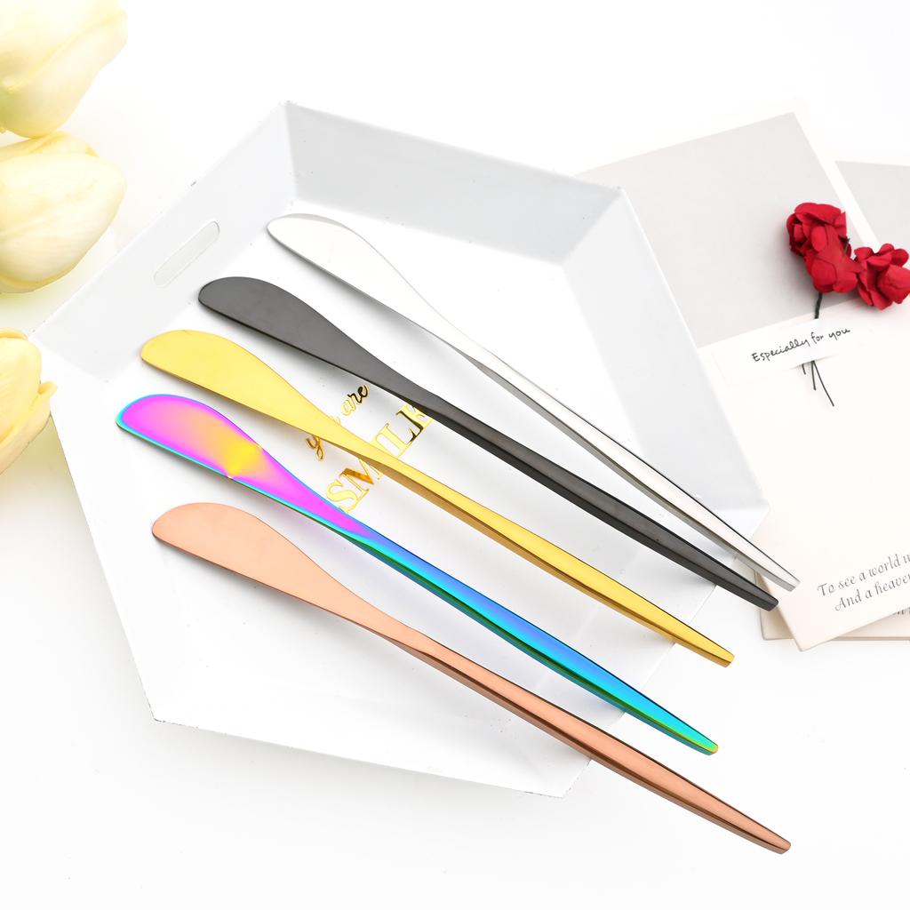 Нож для масла из нержавеющей стали, отверстие для пиццы, сыр, десерт, нож для джема, столовые приборы, ножи для крема, нож для завтрака, тостов, хлеба, кухонные инструменты