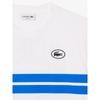 Lacoste Мужская футболка с цветным принтом сзади и крупной графикой Th8590 54g 001 q2nTh8590 54g001