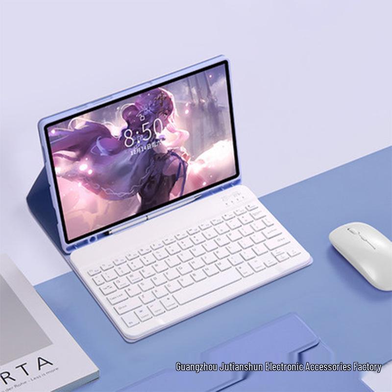 Чехол-клавиатура Bluetooth для iPad Air 11 дюймов 2026 года A2591 с ТПУ-оболочкой