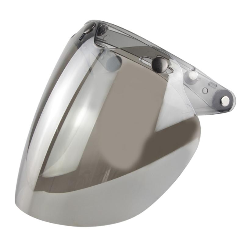 Универсальный 3-кнопочный открытый козырек Bubble Shield для мотоциклетного шлема, аксессуары