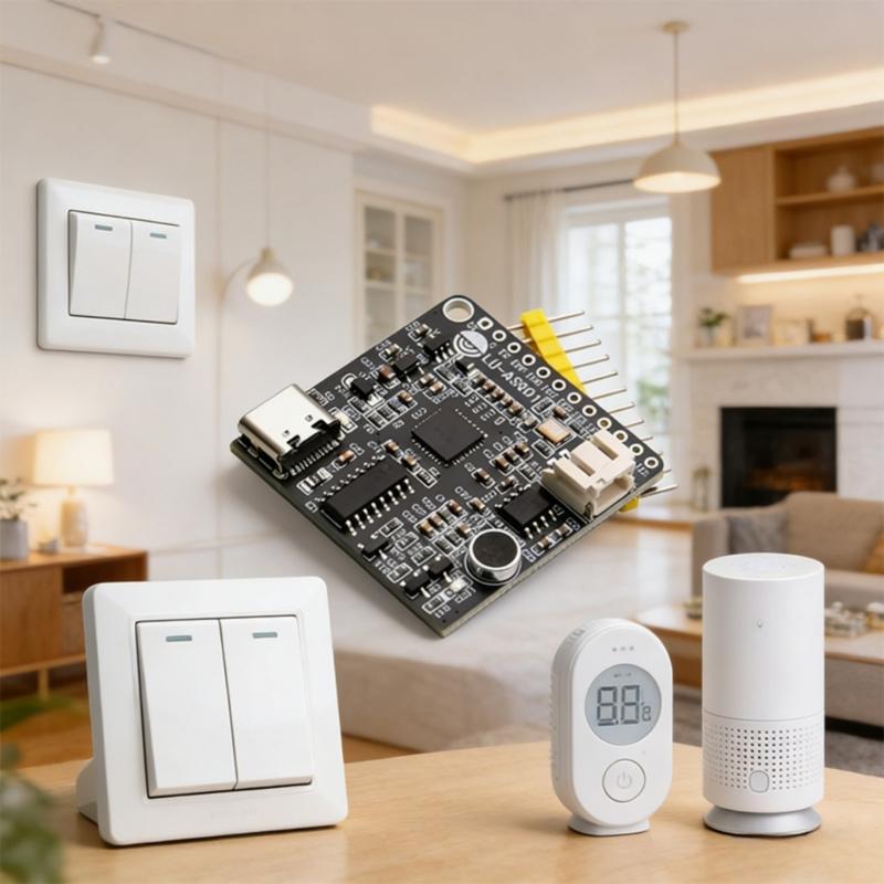 Compactly Intelligent Voice Control Module Voice Recognition Module For Automation Systems Works Without Internet